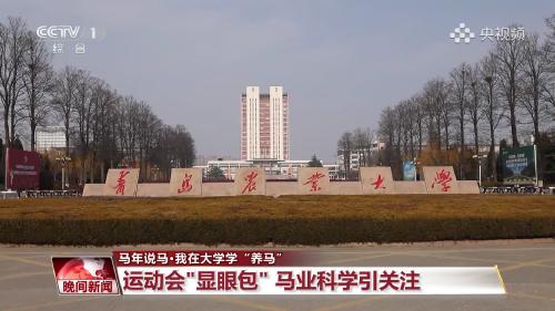 CCTV-1晚间新闻报道我院马业科学专业